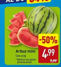 ALDI Arbuz mini Aldi oferta