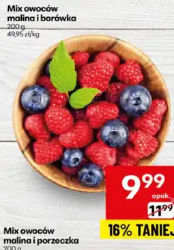 Delikatesy Centrum Mix owoców malina i borówka Delikatesy Centrum oferta