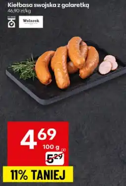 Delikatesy Centrum Kiełbasa swojska z galaretką Wolarek oferta