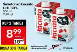 Delikatesy Centrum Śmietanka łaciata UHT 30% Łaciata oferta