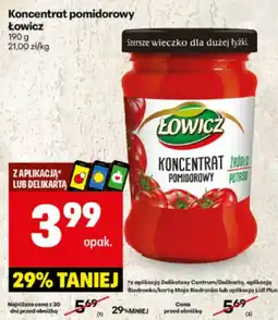 Delikatesy Centrum Koncentrat pomidorowy Łowicz oferta