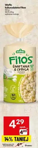 Delikatesy Centrum Wafle kukurydziane Fitos śmietana & cebula Kupiec oferta