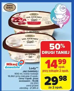 Carrefour Lody Jak Dawniej Koral oferta