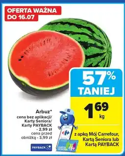 Carrefour Market Arbuz Carrefour Market oferta