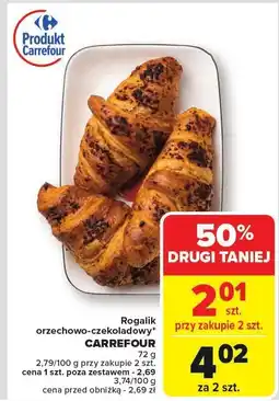 Carrefour Market Rogalik orzechowo-czekoladowy Carrefour oferta