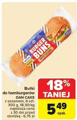 Carrefour Bułki do hamburgerów Dan Cake oferta