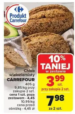 Carrefour Chleb wieloziarnisty Carrefour oferta