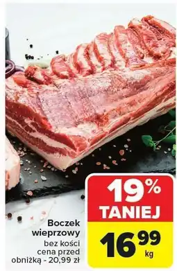 Carrefour Boczek wieprzowy bez kości Carrefour oferta