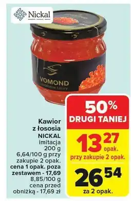 Carrefour Kawior z łososia NICKAL oferta