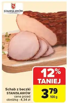 Carrefour Schab z beczki Stanisławów oferta