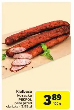 Carrefour Kiełbasa kozacka Pekpol oferta