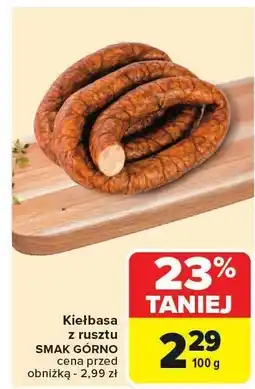 Carrefour Kiełbasa z rusztu SMAK GÓRNO oferta