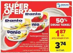 Carrefour Serek homogenizowany Danio Danone oferta