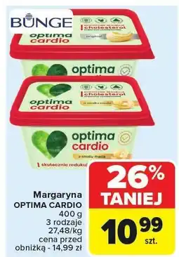 Carrefour Margaryna Optima Cardio Bunge oferta