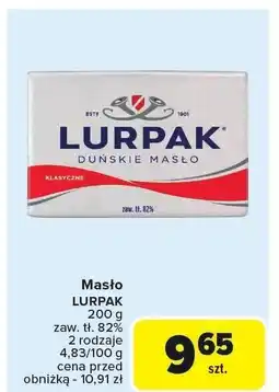 Carrefour Market Masło Lurpak oferta
