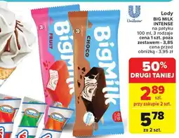 Carrefour Lody Big Milk Intense na patyku oferta