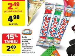 Carrefour Lody Świderek Koral na patyku oferta