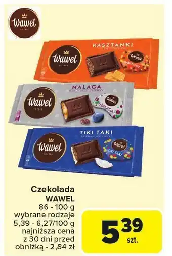 Carrefour Czekolada Wawel oferta