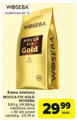 Carrefour Kawa mielona Woseba Mocca Fix Gold oferta