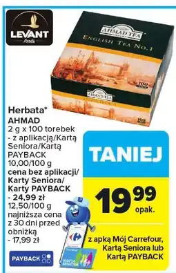 Carrefour Herbata Ahmad oferta
