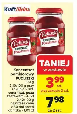 Carrefour Koncentrat pomidorowy Pudliszki oferta