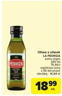 Carrefour Oliwa z oliwek La Pedriza extra virgin oferta