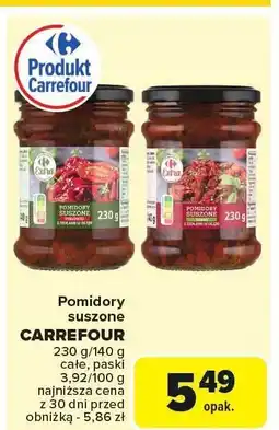 Carrefour Pomidory suszone Carrefour oferta