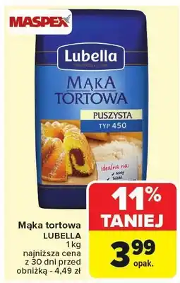 Carrefour Mąka tortowa Lubella oferta