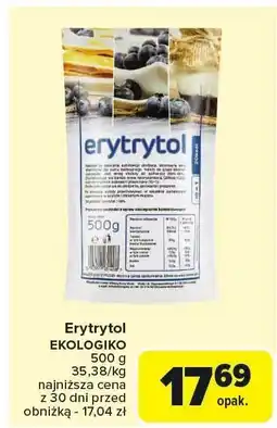 Carrefour Erytrytol Kruszwico oferta
