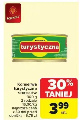 Carrefour Market Konserwa turystyczna Sokołów oferta