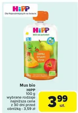 Carrefour Mus bio HIPP oferta