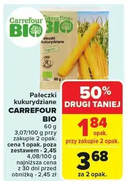 Carrefour Paleczki kukurydziane CARREFOUR BIO oferta