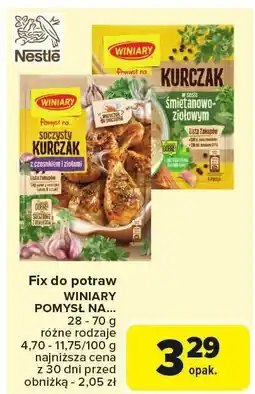Carrefour Market Fix do potraw WINIARY POMYSŁ NA oferta