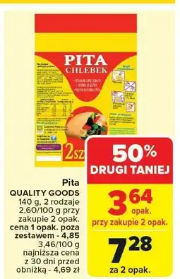 Carrefour Market Chlebek pita QUALITY GOODS oferta
