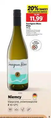 Lidl Sauvignon Blanc Pfalz oferta