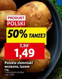 Lidl Polskie ziemniaki wczesne, luzem oferta