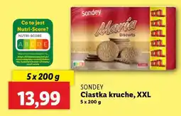 Lidl Sondey Ciastka kruche, XXL oferta