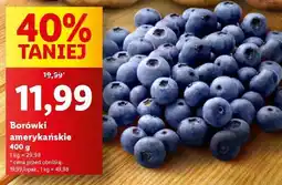 Lidl Borówki amerykańskie 400 g oferta