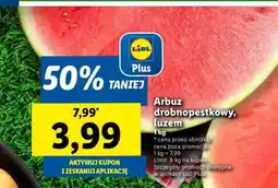 Lidl Arbuz drobnopęstkowy, luzem oferta