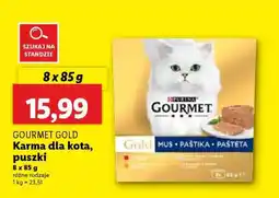 Lidl GOURMET GOLD Karma dla kota, puszki oferta