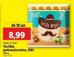 Lidl SNACK DAY Tortilla pełnoziarnista, XXL oferta