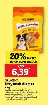 Lidl ORLANDO Przysmak dla psa oferta