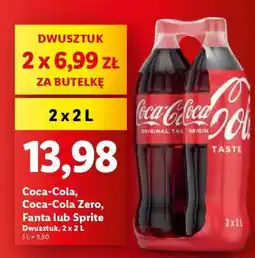 Lidl Coca-Cola, Coca-Cola Zero, Fanta lub Sprite oferta