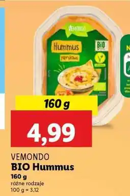 Lidl VEMMONDO BIO Hummus oferta