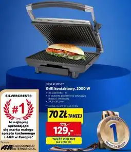 Lidl SILVERCREST Grill kontaktowy, 2000 W oferta