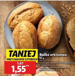 Lidl Bułka orkiszowa oferta