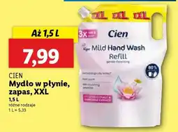 Lidl Cien Mydło w płynie, zapas, XXL oferta