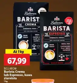 Lidl BELLAROM Barista Crema lub Espresso, kawa ziarnista oferta
