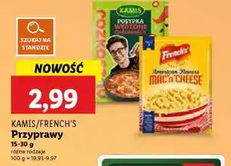 Lidl Kamis/French’s Przyprawy oferta