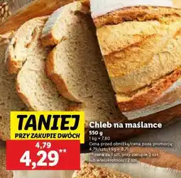 Lidl Chleb na maślance oferta